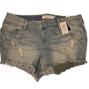 Torrid 3.5in denim shorts New